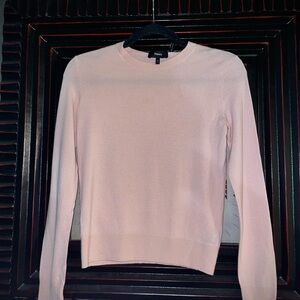 Theory -  Women”s Light Pink Crew Neck Sweater